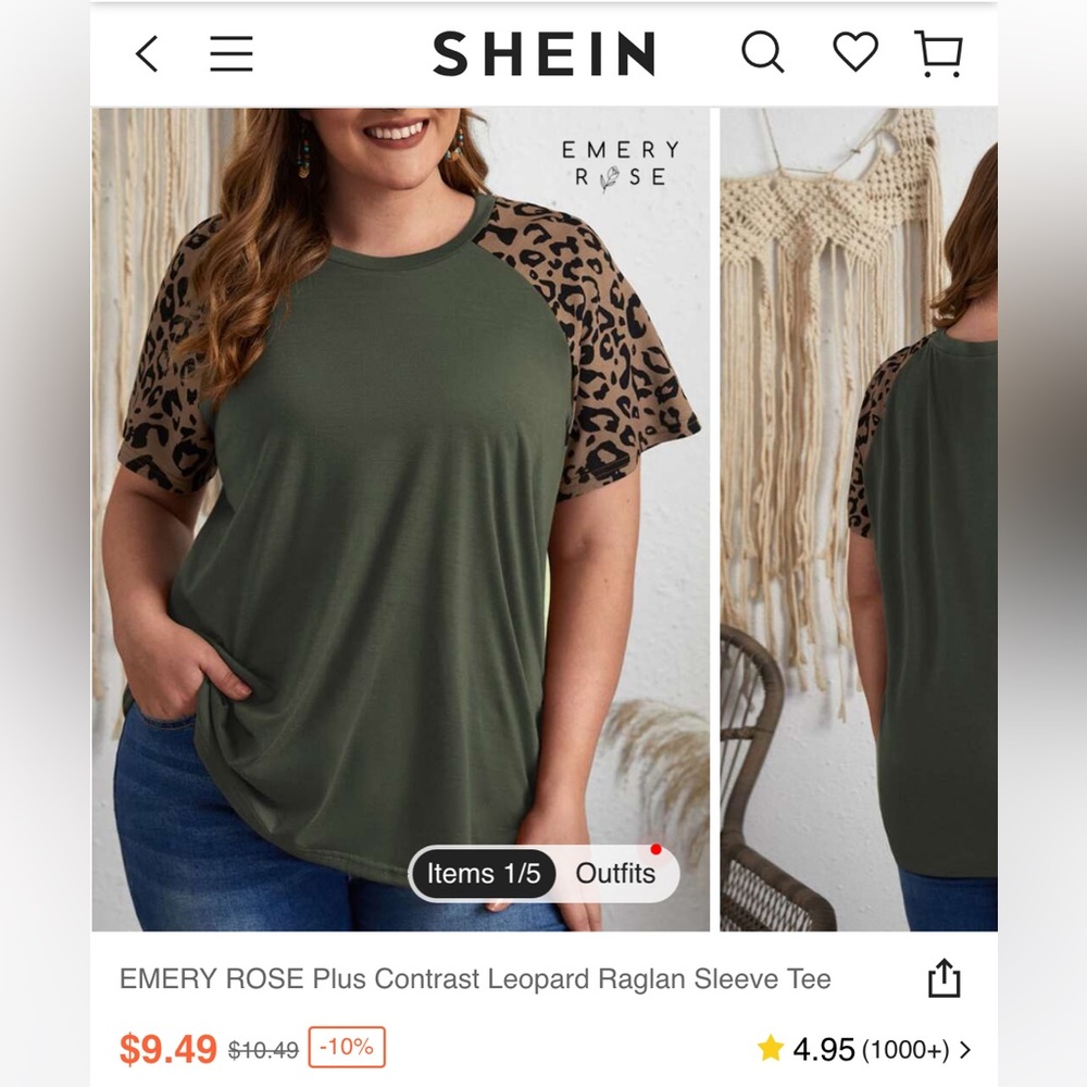 Short sleeve SHEIN top
